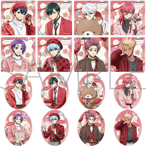 Blue Lock Season 2 Die-Cut Clear Card Collection / Valentine [Movic] [Trading] Box of 8