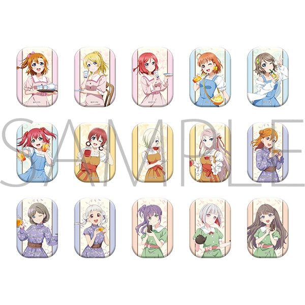 Love Live! School Idol Project Character Badge Collection/Asia Tour Fair ver. 1 Box (15 Pieces) [Movic][Trading]