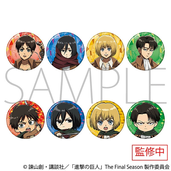 進撃の巨人 キャラバッジコレクション 1箱8個入り [ムービック][トレーディング]