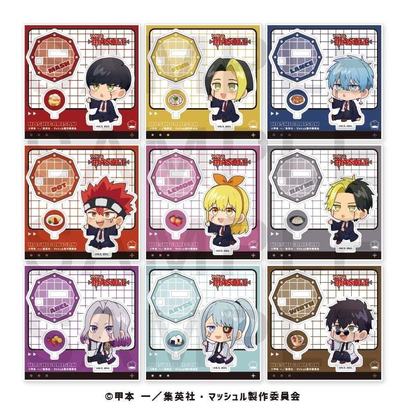 Anime "Mashle: Muscles and Magic" Greedy Acrylic Stand A (9 Types) 1 Box of 9 Pieces [Edith][Trading]