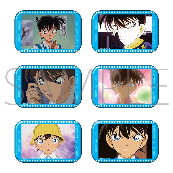 Detective Conan Square Can Badge Collection / Shinichi Kudo 1 Box/6 pieces [Movic][Trading]