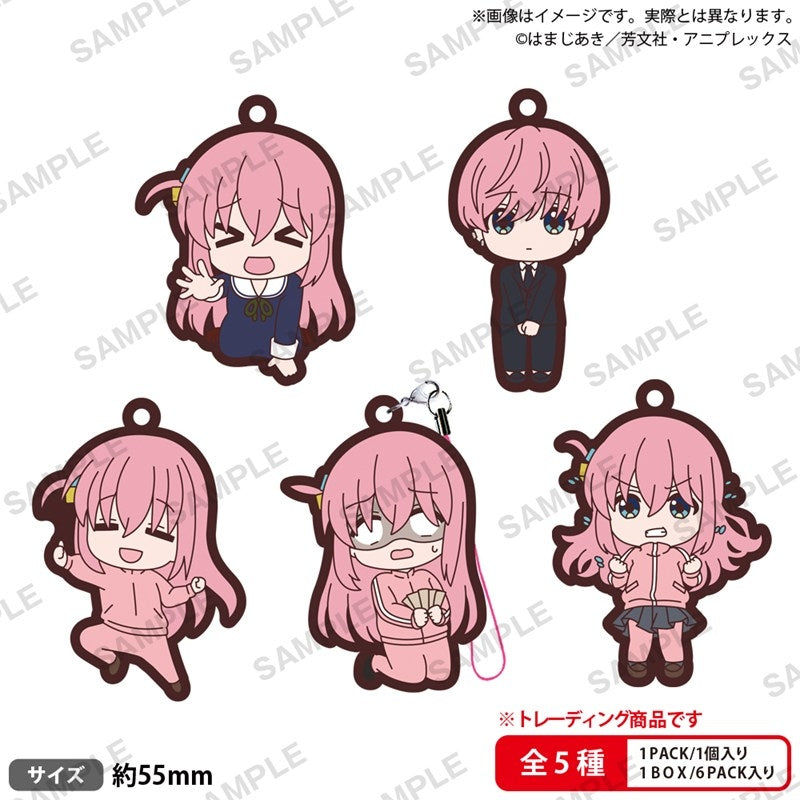 BUSHIROAD THE BOX アニメ「ぼっち・ざ・ろっく!」  ぼっちちゃんがいっぱいラバーストラップvol.3 1箱6個入り [ブシロード クリエイティブ][GOODS]