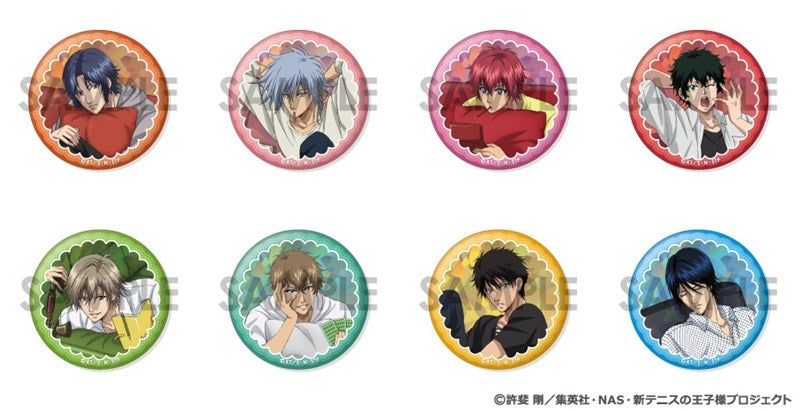 新テニスの王子様 トレーディングホログラム缶バッジ~王子様達のリラックスタイム~ BOX.B 1箱8個入り [ソル・インターナショナル][トレーディング]