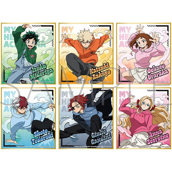 My Hero Academia THE MOVIE: You're Next Mini Shikishi Collection 1 Box (6 Pieces) [Movic][Trading]