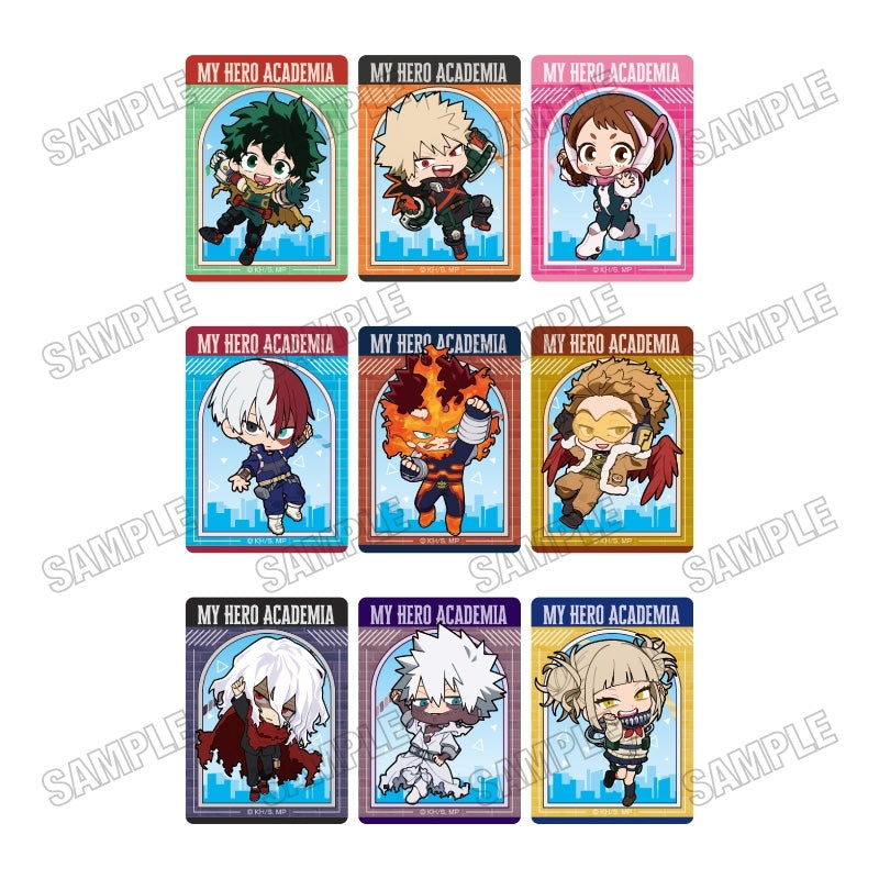 My Hero Academia Anime Mini Character Clear Card Collection [Hanging ver.] 9 pieces per box [Medicos Entertainment][Trading]