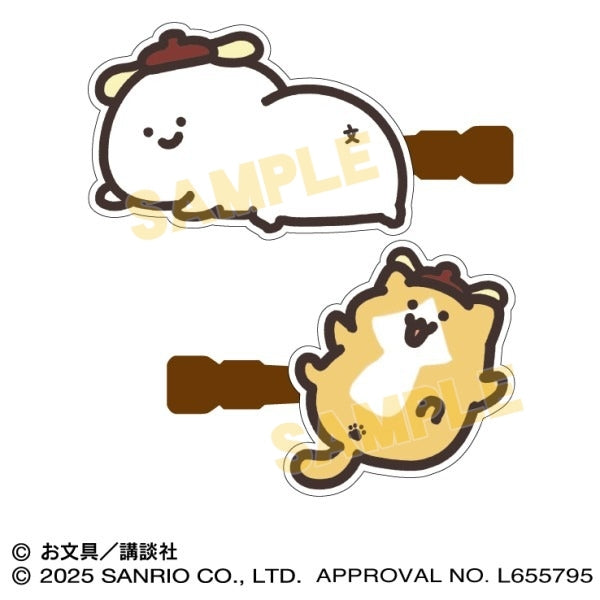 ポムポムプリン×お文具といっしょ アクリルマルチクリップ① [エンスカイ][GOODS]