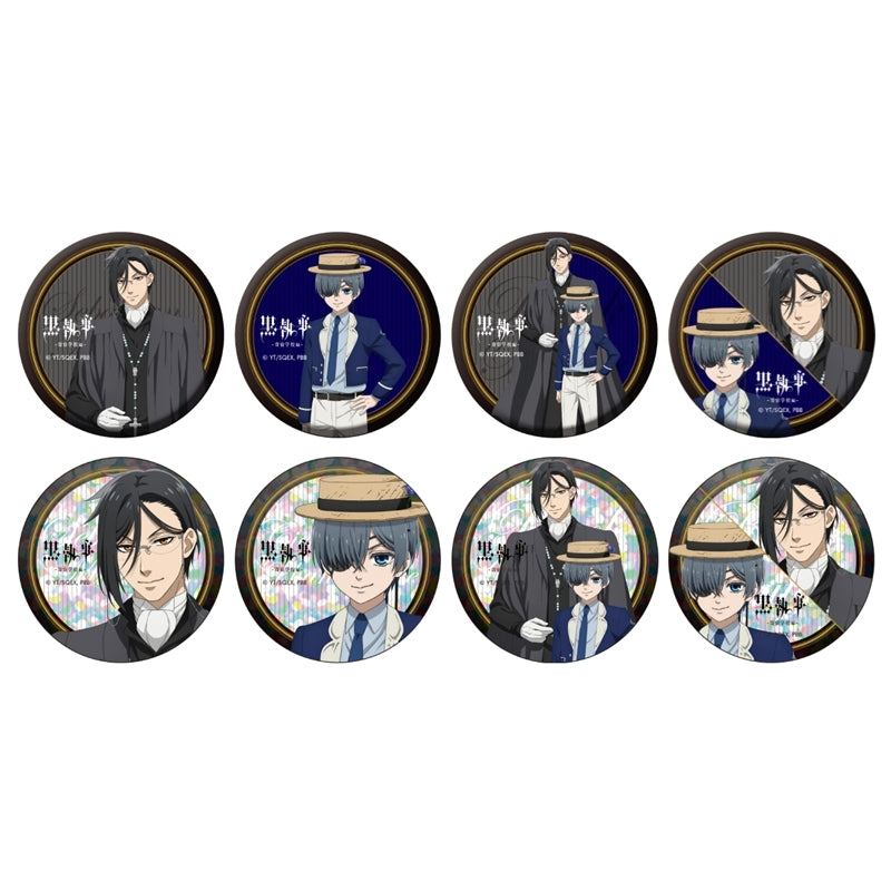 Black Butler: Public School Arc - Trading Can Badges, 1 Box of 8 [BellFine][Trading]