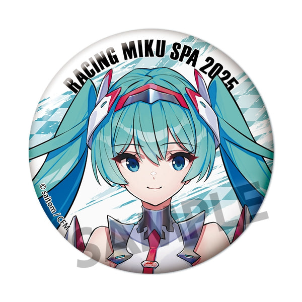 レーシングミク SPA 2025 キービジュアル1 Ver. 缶バッジ [ホビーストック][GOODS]