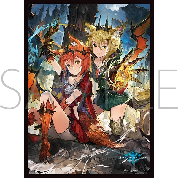 きゃらスリーブコレクション マットシリーズ Shadowverse ｢夕闇の人狼・ルージュ&ヴェール｣(No.MT1862)[ムービック][カードサプライ]