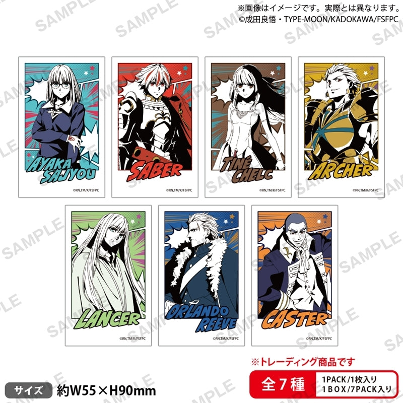 TVアニメ『Fate/strange Fake』 トレーディングショートステッカー アメコミver. 1箱7個入り [ブシロード クリエイティブ][トレーディング]