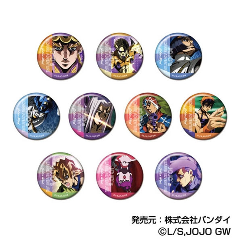 Memory CAN Badge JoJo's Bizarre Adventure Golden Wind (10 pieces per box) [Hasepro][Trading]