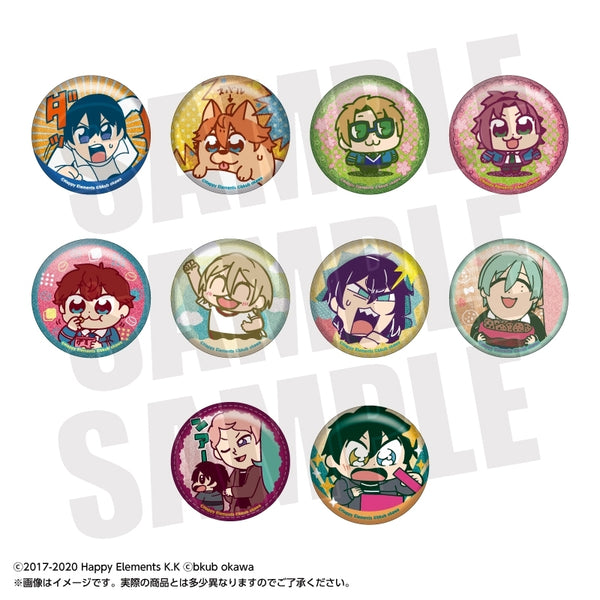あんさんぶくぶスターズ!! グリッター缶バッジコレクション vol.1 1箱10個入り [amie][トレーディング]