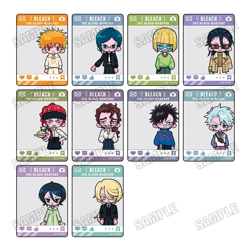 TV Anime "BLEACH: Thousand-Year Blood War" Mini Character Clear Card Collection Box of 10 [Medicos Entertainment][Trading]