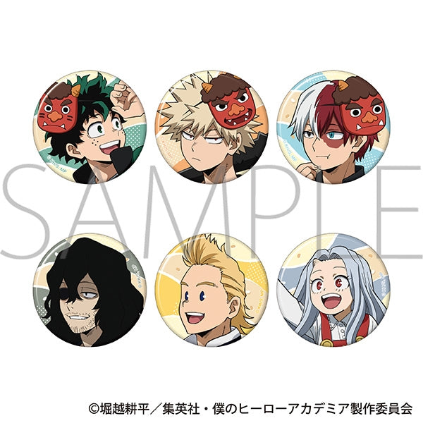 My Hero Academia Character Badge Collection / Throw! Bean-Throwing 1 Box/6 Pieces [Movic][Trading]