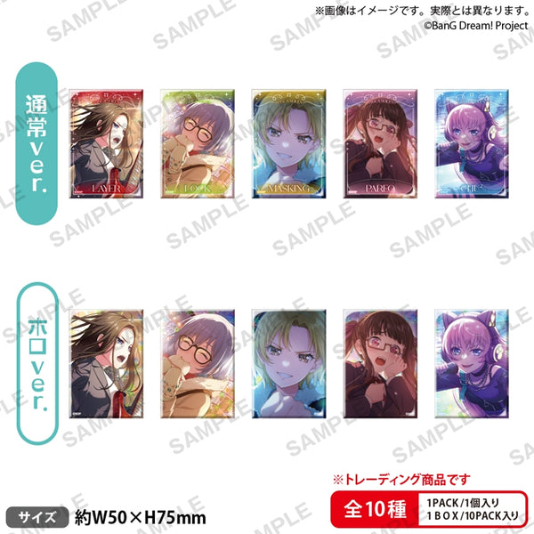 BanG Dream! ガールズバンドパーティ!  トレーディングしかくい缶バッジ vol.1 RAISE A SUILEN 1箱10個入り [ブシロードクリエイティブ][トレーディング]