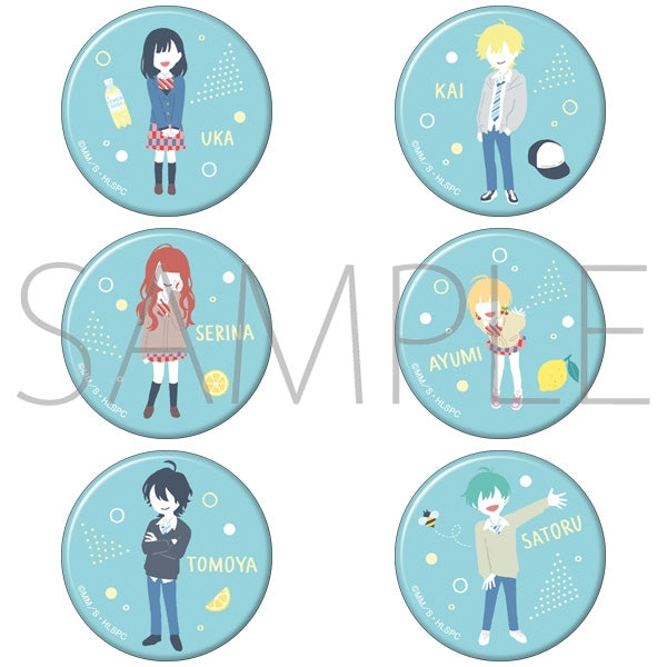 ハニーレモンソーダ キャラバッジコレクション/ゆるパレット 1箱6個入り [ムービック][トレーディング]