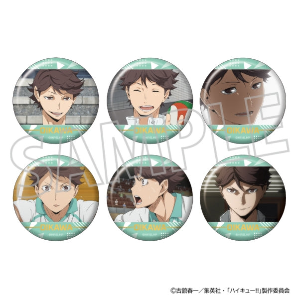 Haikyu!! Oikawa-themed Character Badge Collection 1 box / 6 pieces [Movic][Trading]