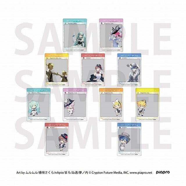 初音ミクシンフォニーコラボカフェ 「After Party in Yokohama」トレーディングSNS風クリアカード(全11種) 1箱11個入り [イーディス][トレーディング]
