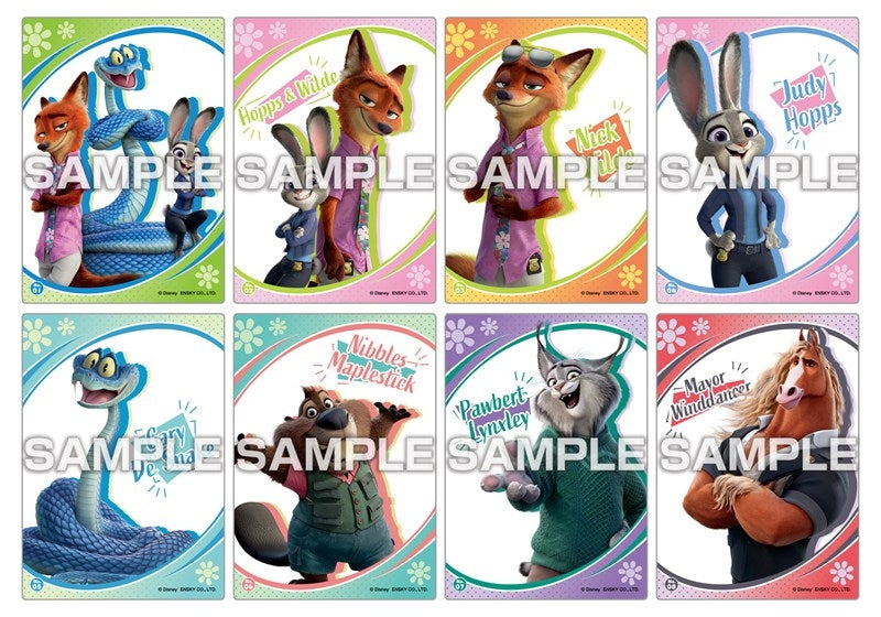 Zootopia 2 Clear Card Collection Gum Box of 18 [Ensky][Candy Toy]