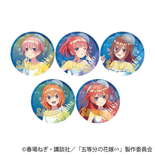 トレーディング缶バッジ 五等分の花嫁∽/くらげドレスver. 1箱5個入り [ベルハウス][トレーディング]