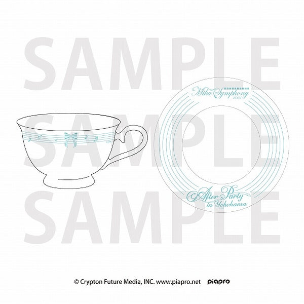 初音ミクシンフォニーコラボカフェ 「After Party in Yokohama」ティーカップ [イーディス][GOODS]