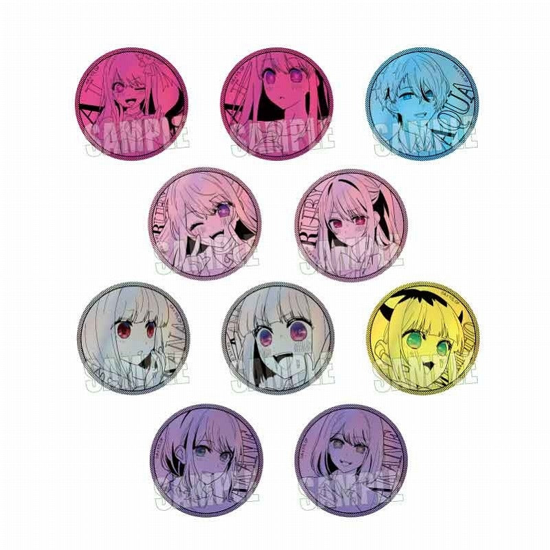 トレーディングホログラム缶バッジ 【推しの子】 1箱 10個入[ベルハウス][トレーディング][新作]