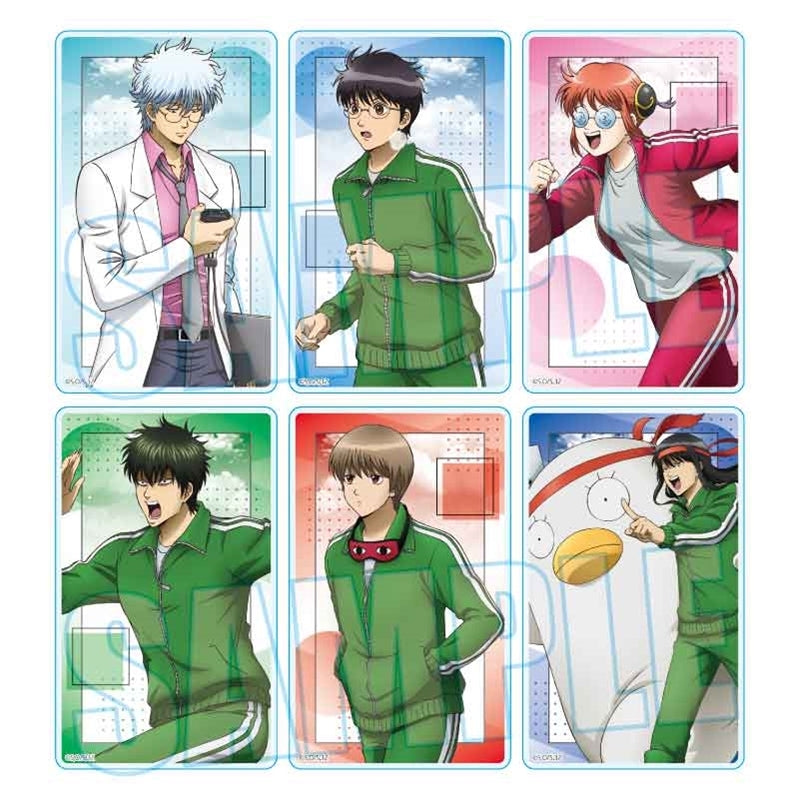 Random Acrylic Cards Ginpachi-sensei of Class 3-Z / Marathon Race 1 box of 6 [Bellfine][Trading]