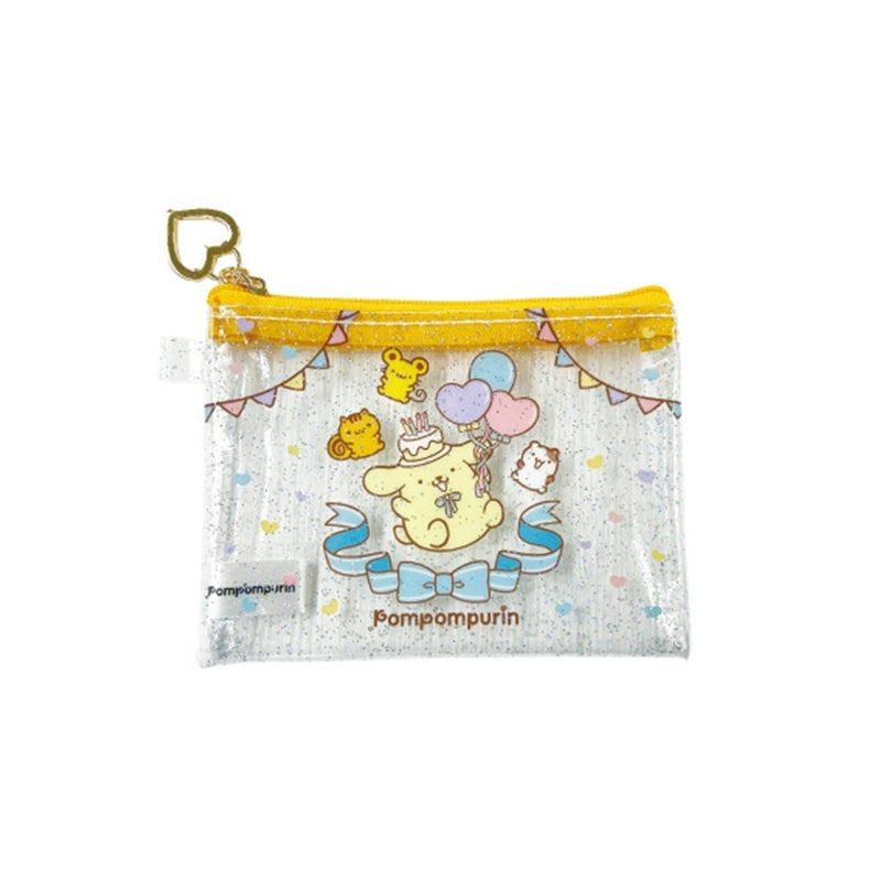 Pompompurin Mini Clear Pouch Yellow [TCP][GOODS]