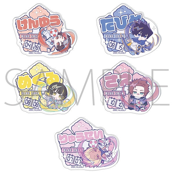 Blue Lock Season 2 Name Badge Collection / Pastel Pop Vol. 2 Box of 5 [Movic][Trading]