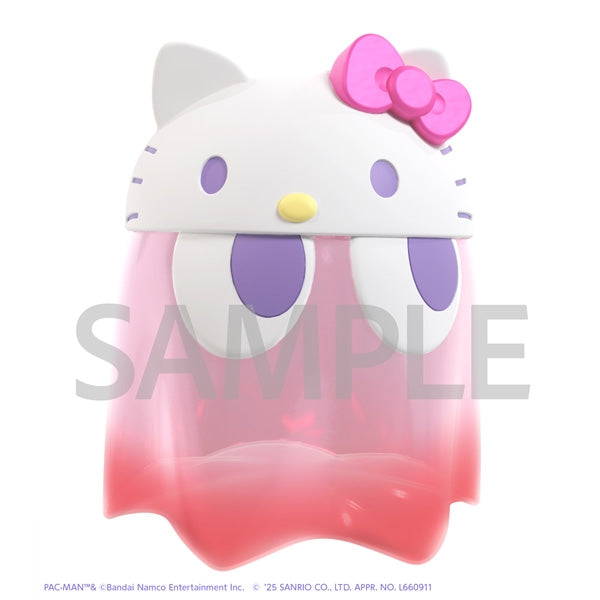 パックマン×サンリオキャラクターズ ちびコレクトフィギュア デラックス ゴーストハローキティ クリアカラーver. [メガハウス][フィギュア]