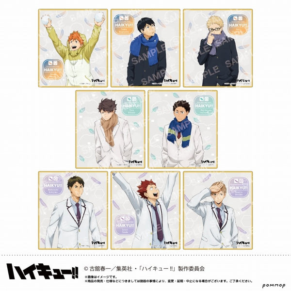 ハイキュー!! クリア色紙コレクション(A)-お天気版権 第一弾- 1箱8個入り [ショウワノート][トレーディング]