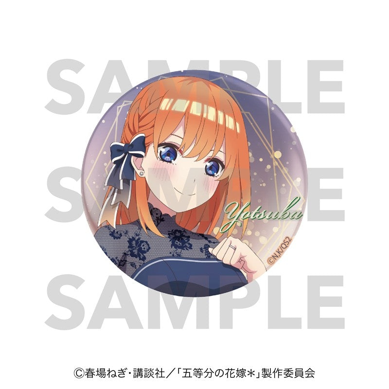 「五等分の花嫁*」メタリック缶バッジ Night sky color Dress 中野四葉 [イーディス][GOODS]