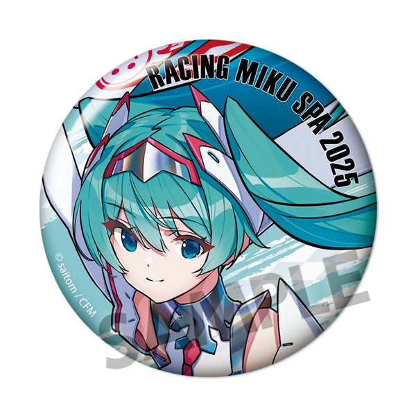 レーシングミク SPA 2025 キービジュアル2 Ver. 缶バッジ [ホビーストック][GOODS]