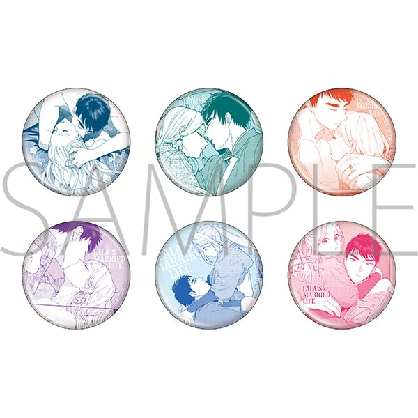 Libre Lala's Marriage Oshi Couple Badge Collection - 1 Box (6 Pieces) [Movic][Trading]