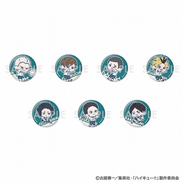 ハイキュー!! わちゃっと!トレーディング缶バッジ 伊達工業 1箱7個入り [ソル・インター ナショナル][トレーディング]