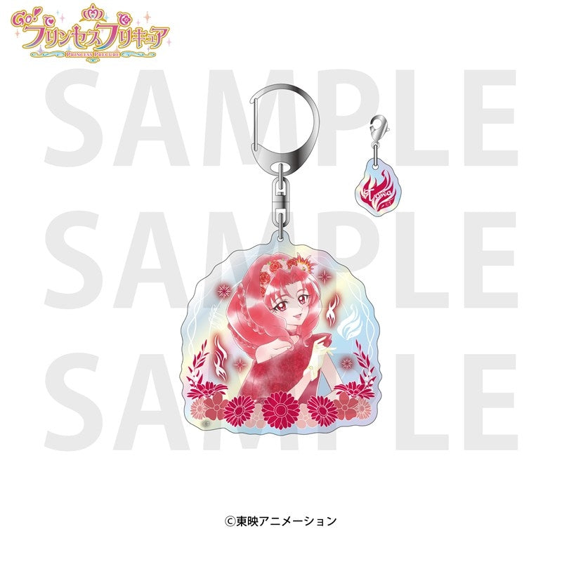 Go! Princess Pretty Cure Aurora Acrylic Keychain: Towa Akagi [Edith][GOODS]