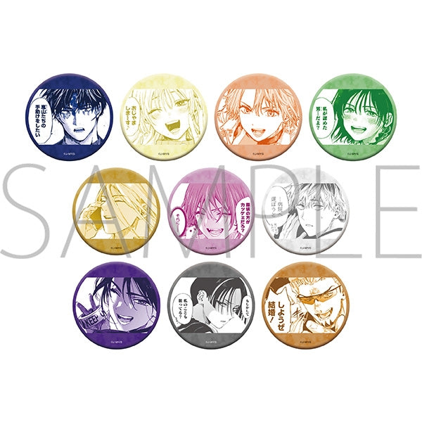 Marriagetoxin Character Badge Collection 1 Box of 10 [Movic][Trading]