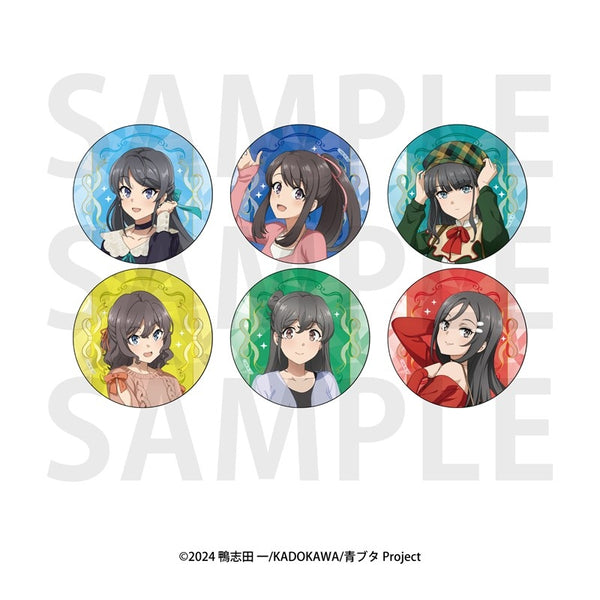 アニメ「青春ブタ野郎はサンタクロースの夢を見ない」トレーディング缶バッジ 1箱6個入り [イーディス][トレーディング]