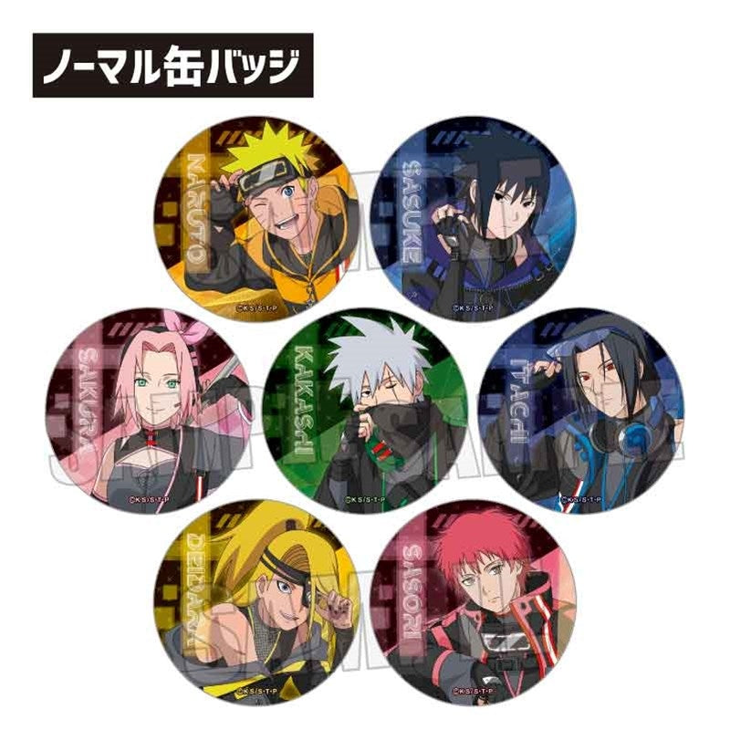 Trading Can Badge Naruto Shippuden/Cyber Style 1 Box (8 Pieces) [Bell House][Trading]