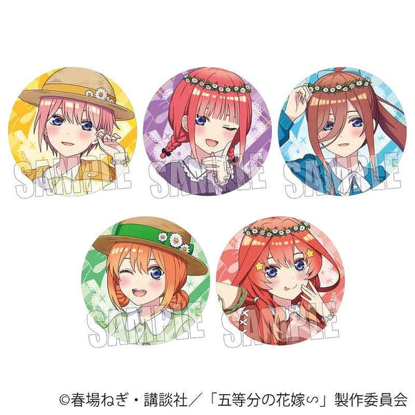 トレーディング缶バッジ 五等分の花嫁∽/ピクニックver. 1箱5個入り [ベルハウス][トレーディング]