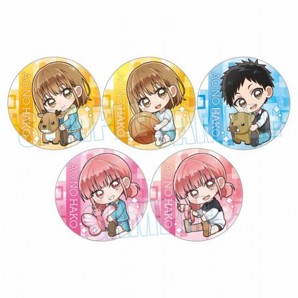 トレーディング缶バッジ アオのハコ/ぎゅぎゅっと 1箱5個入り [ベルハウス][トレーディング]