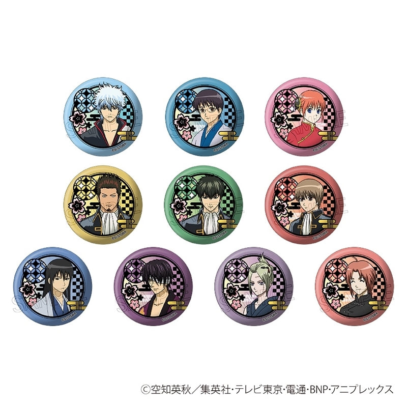 銀魂 切り絵シリーズ 缶バッジ 1箱10個入り [ツインクル][トレーディング]