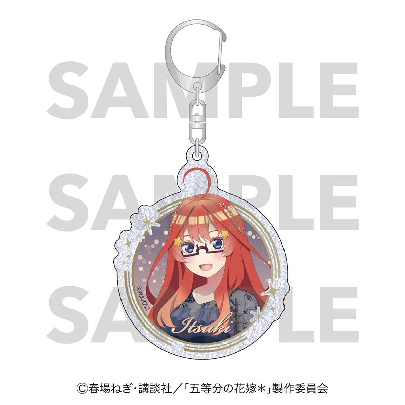 「五等分の花嫁*」ラメアクリルキーホルダー Night sky color Dress 中野五月 [イーディス][GOODS]
