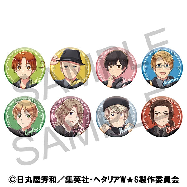 Hetalia World★Stars Character Badge Collection Box of 8 [Movic][Trading]
