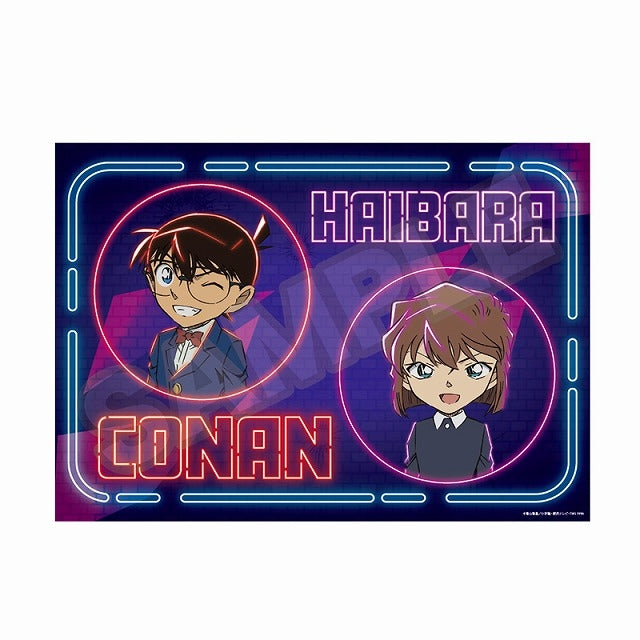 名探偵コナン Neon Light A3クリアポスター 江戸川コナン&灰原哀 [ラムネラボ][GOODS]