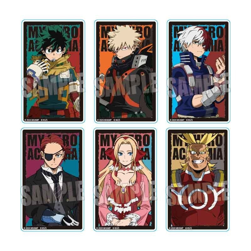 Trading Acrylic Card My Hero Academia THE MOVIE You're Next 1 Box of 6 Pieces [Bellfine][Trading]