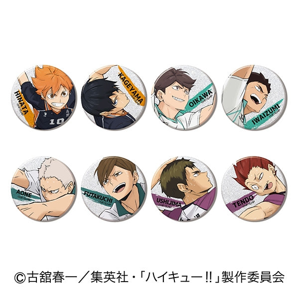 グリッターCANバッジ ハイキュー!! A BOX 1箱8個入り [ハセ・プロ][トレーディング]