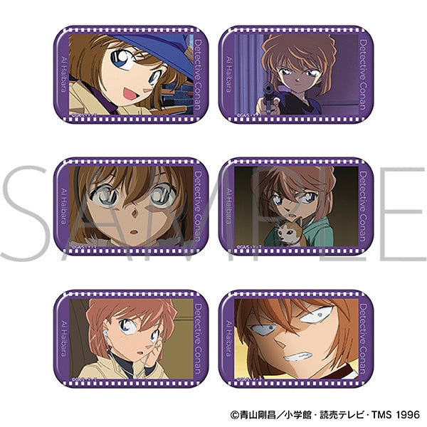Detective Conan Square Can Badge Collection / Ai Haibara Box of 6 [Movic][Trading]