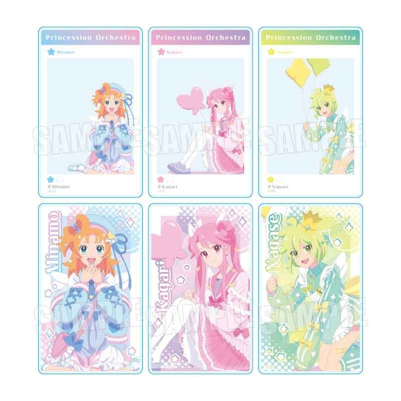 Trading Acrylic Card Princession Orchestra/Yumekawa 1 Box of 6 [Bellfine][Trading]