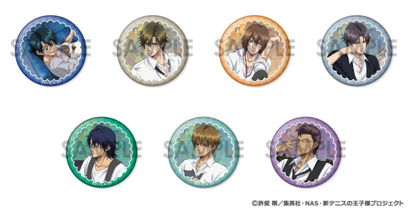 The Prince of Tennis Trading Hologram Can Badge ~Princes' Relaxing Time~ BOX.A 1 box (7 pieces) [Sol International][Trading]